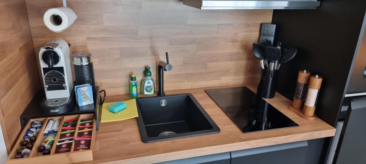 Federnest - Luxus-Studio - Kingsize Boxspringbett - Home-Office Mit Monitor Und Drucker - 11 Min Hbf Duisburg Eksteriør bilde