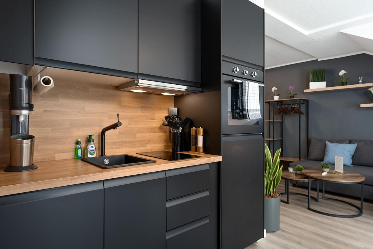 Federnest - Luxus-Studio - Kingsize Boxspringbett - Home-Office Mit Monitor Und Drucker - 11 Min Hbf Duisburg Eksteriør bilde